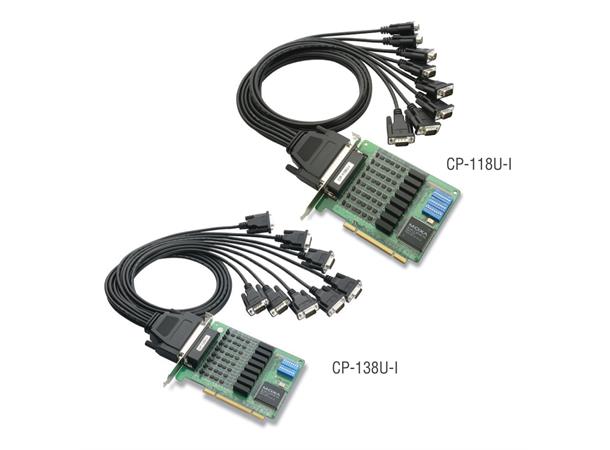 Moxa CP-138U-I-T 8 port RS-422/485 async PCI 921.6Kbps 